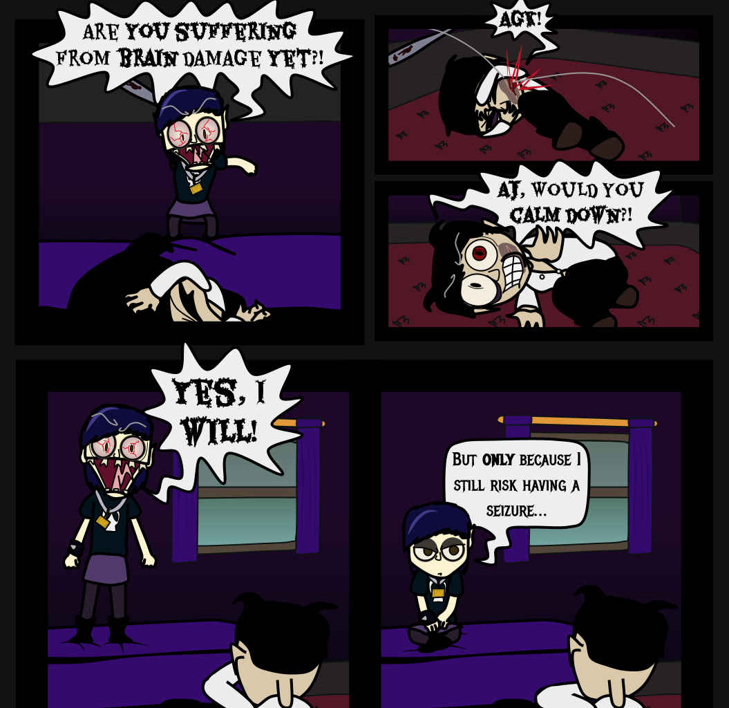 Donnie The Fighting Psychopath - Episode 14, Page 12: Strongish Conclusions