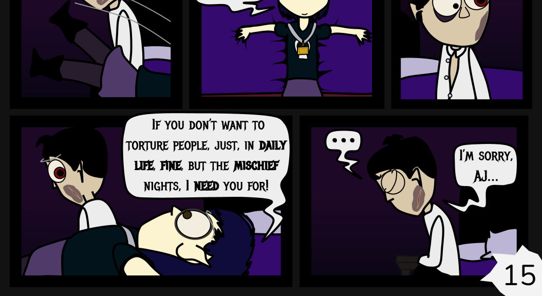 Donnie The Fighting Psychopath - Episode 14, Page 15: Strongish Conclusions