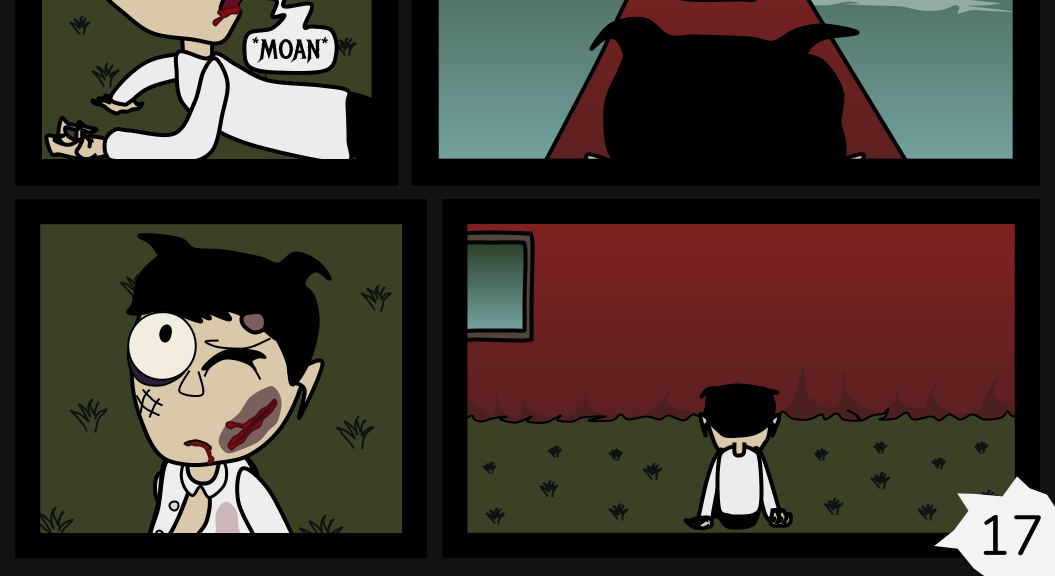 Donnie The Fighting Psychopath - Episode 14, Page 17: Strongish Conclusions