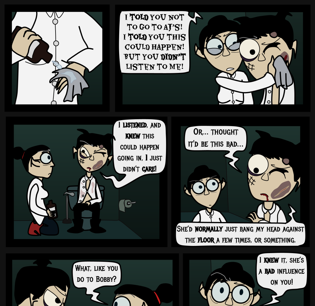 Donnie The Fighting Psychopath - Episode 14, Page 18: Strongish Conclusions