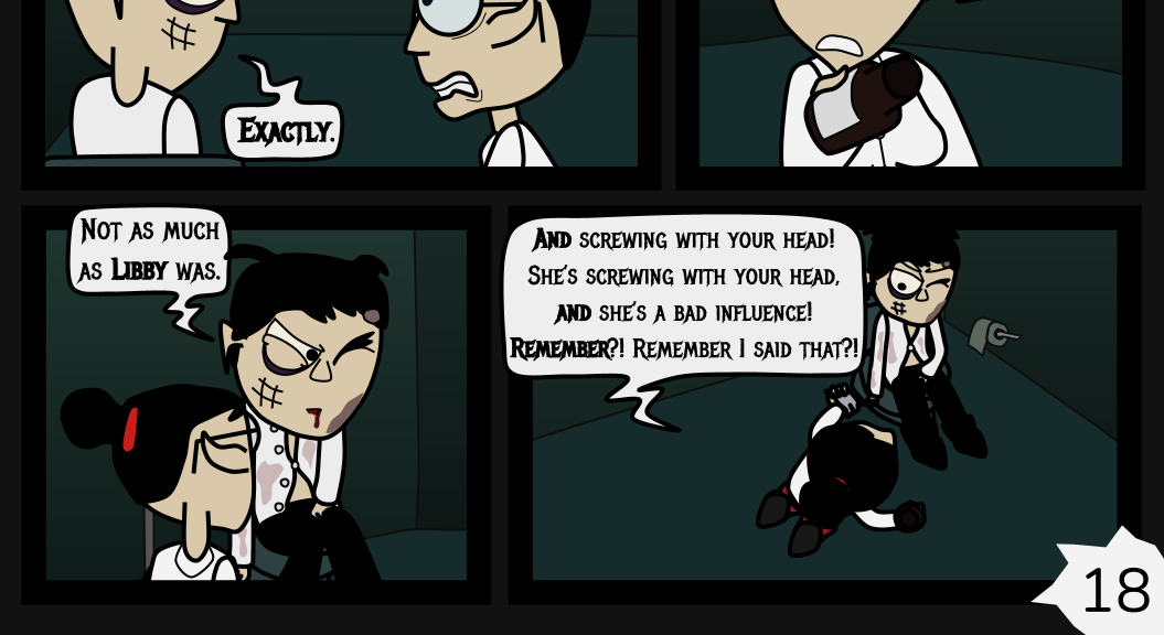 Donnie The Fighting Psychopath - Episode 14, Page 18: Strongish Conclusions