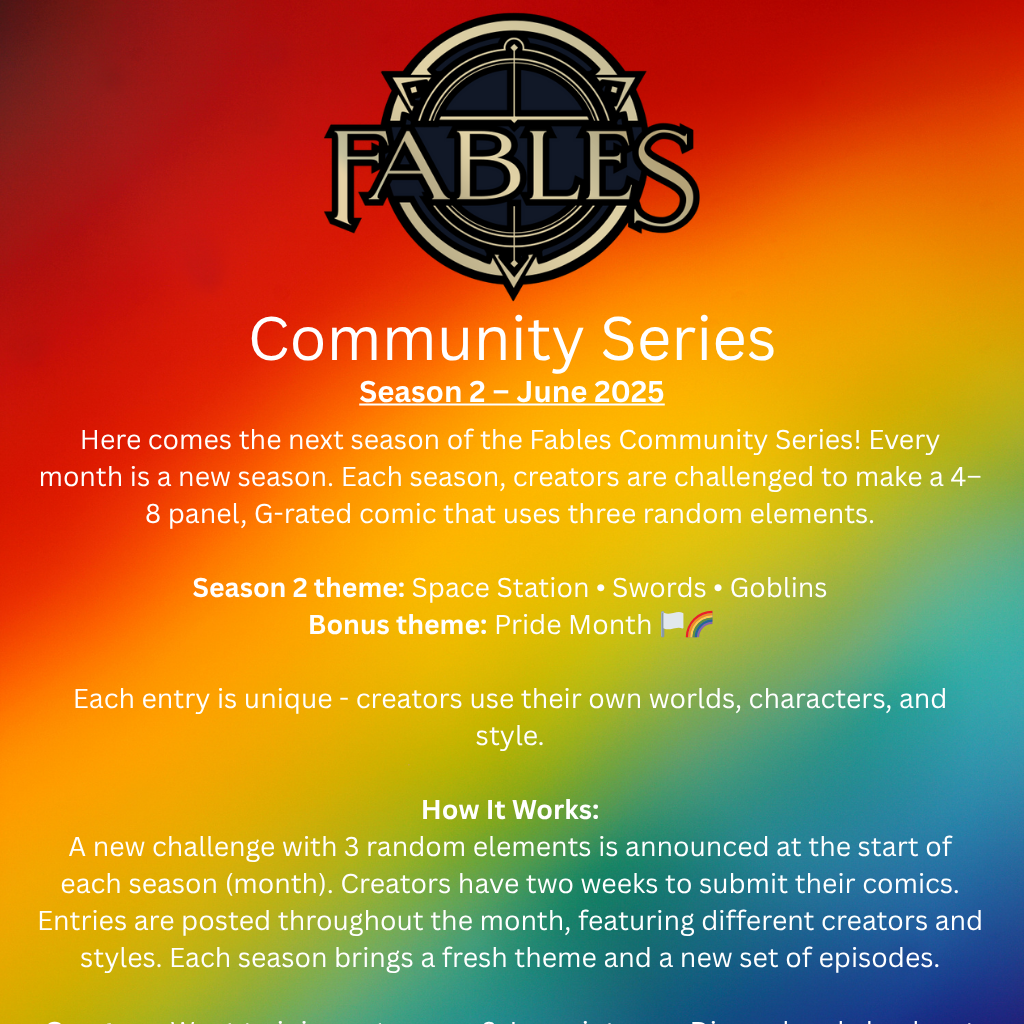 Fables Community Comic Club - Episode 9, Page 1: S.02 - Info