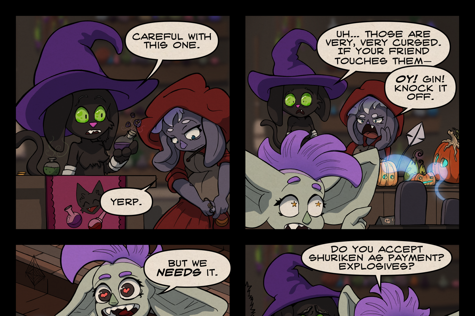 Fables Community Comic Club - Episode 12, Page 1: S5 E2 - Briarwood "Potions"