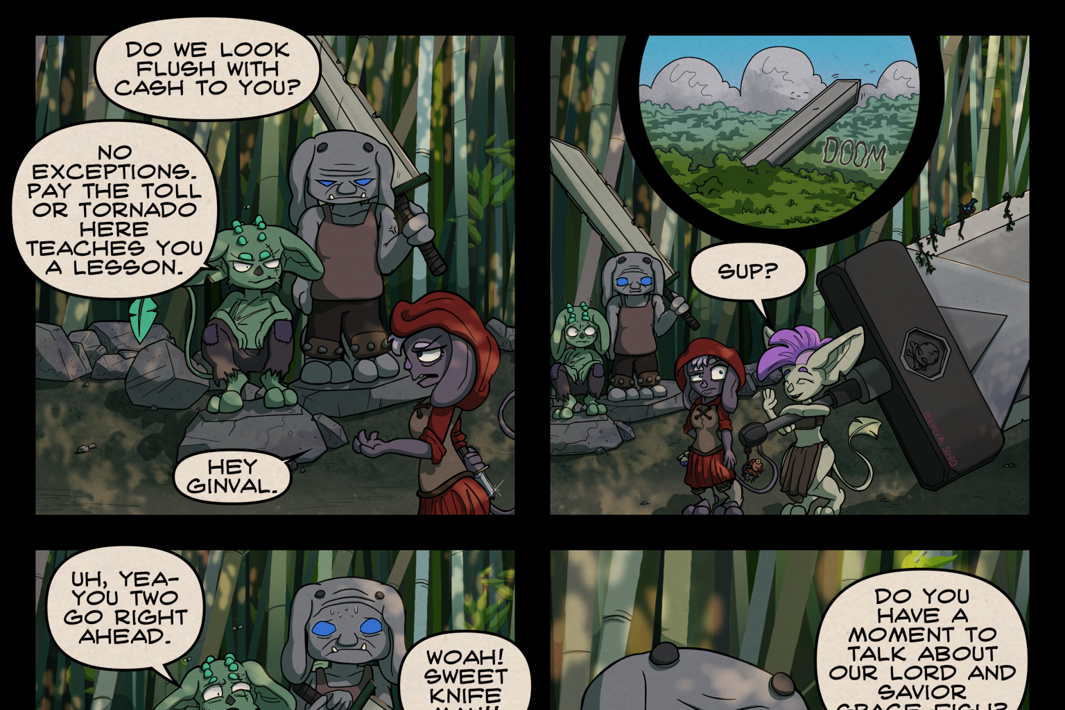 Fables Community Comic Club - Episode 20, Page 1: S7 - Briargate "Swords"
