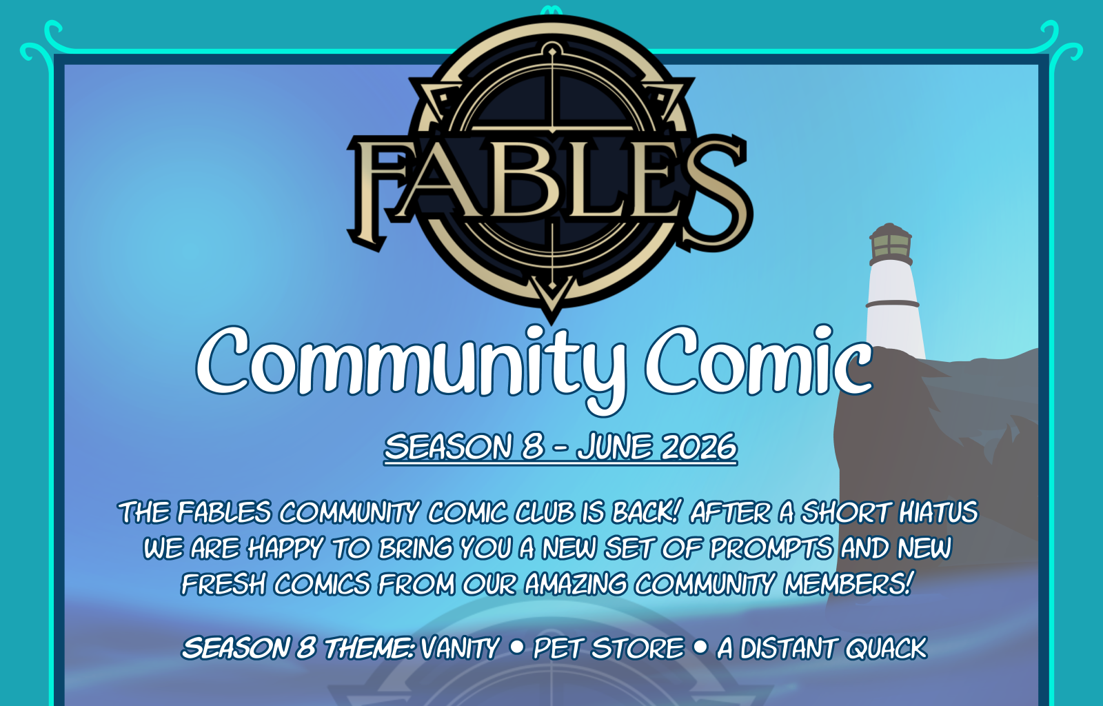 Fables Community Comic Club - Episode 52, Page 1: S8 - Schedule