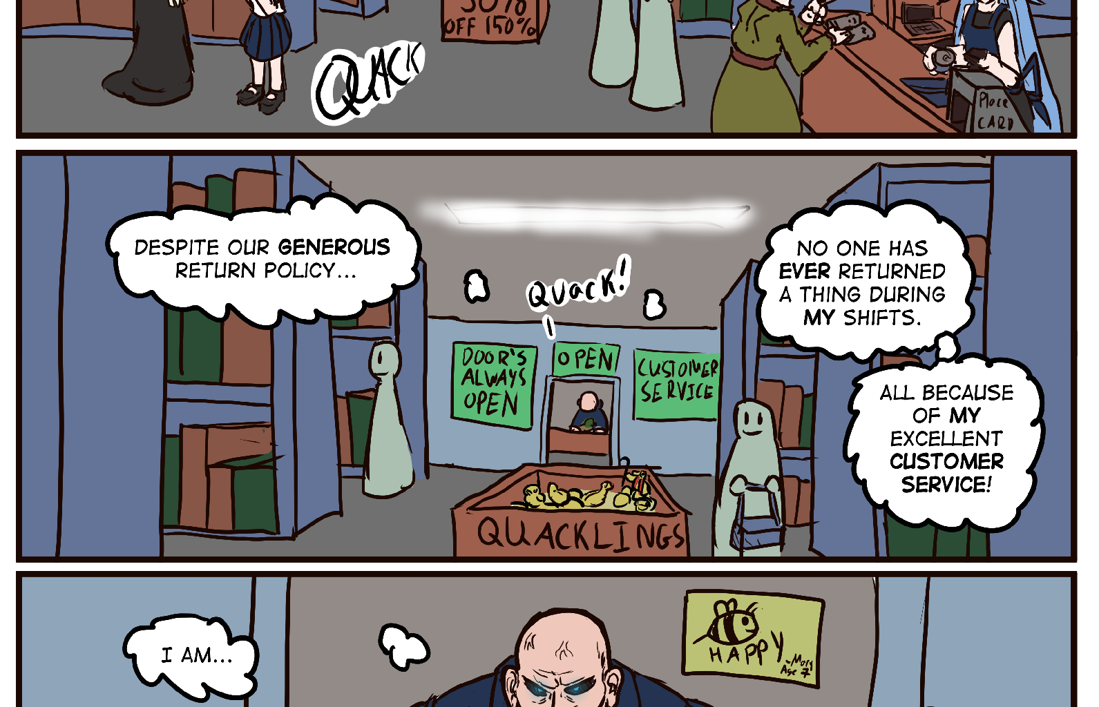 Fables Community Comic Club - Episode 54, Page 1: S8 - Kyoni: Wanderer "The Petstore"