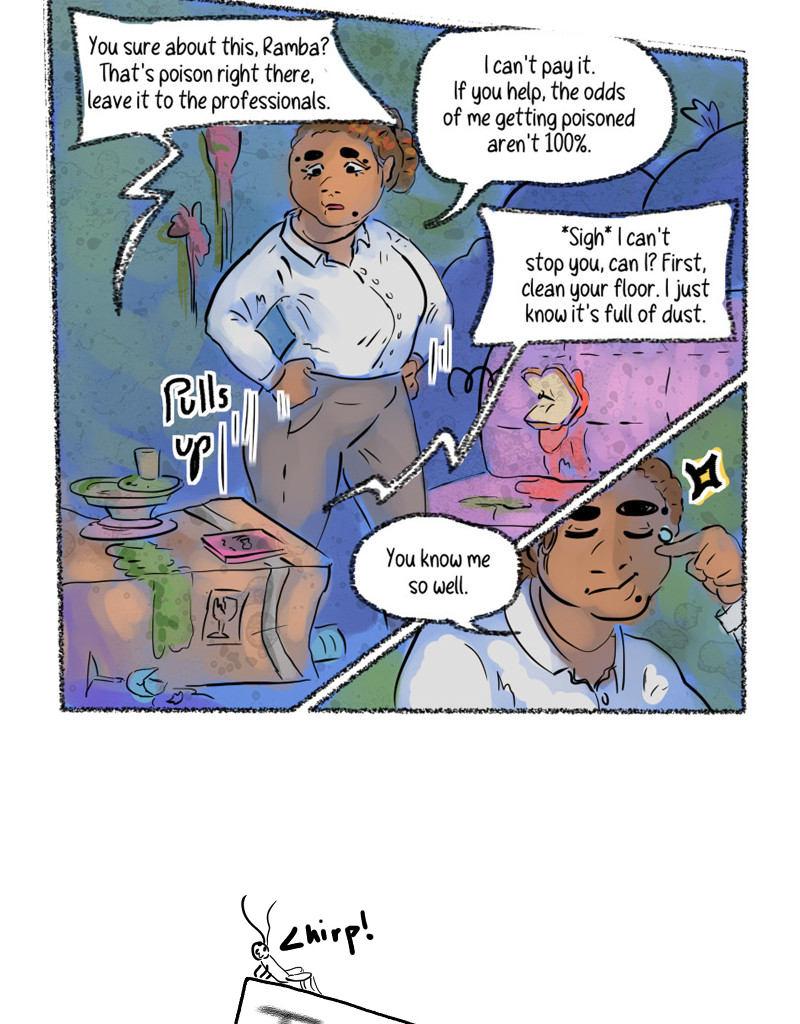 The Gossiper's lair - Episode 4, Page 1: Whisper #1: Roomie. Page 4.