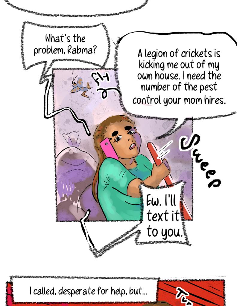 The Gossiper's lair - Episode 4, Page 1: Whisper #1: Roomie. Page 4.