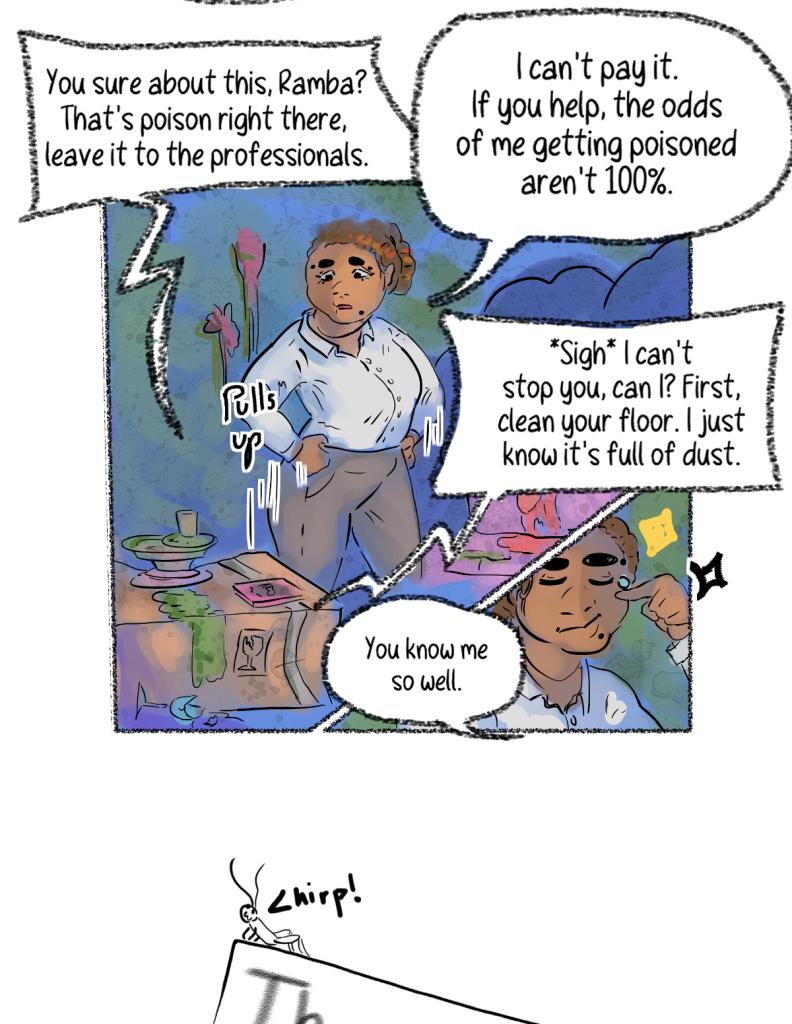 The Gossiper's lair - Episode 4, Page 1: Whisper #1: Roomie. Page 4.