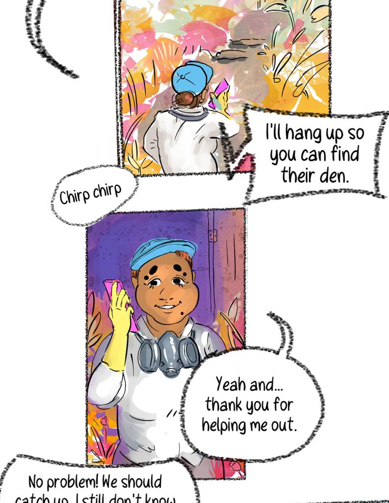 The Gossiper's lair - Episode 5, Page 1: Whisper #1: Roomie. Page 5.