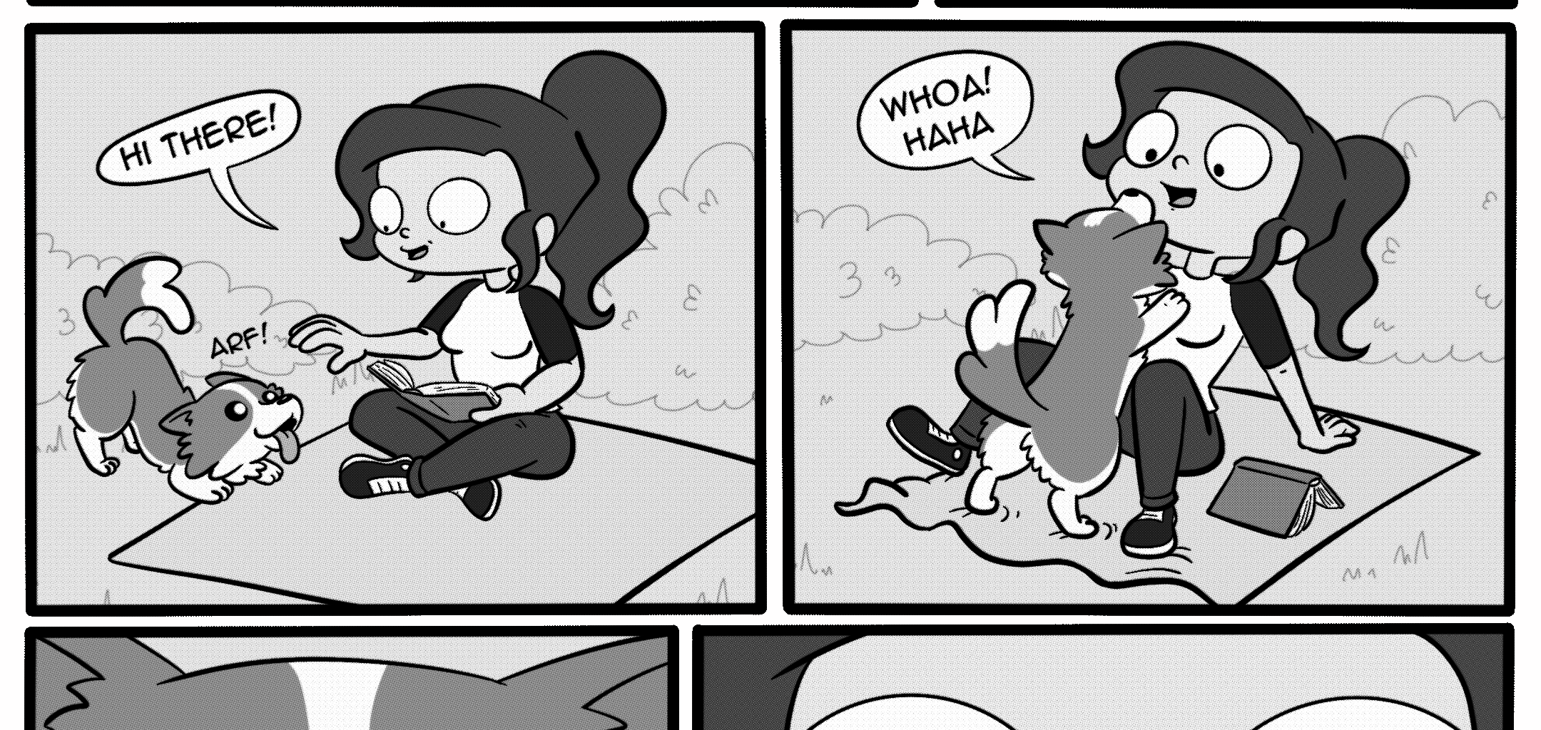 Girl meets corgi - Episode 2, Page 1: Chapter 1 - Girl meets corgi