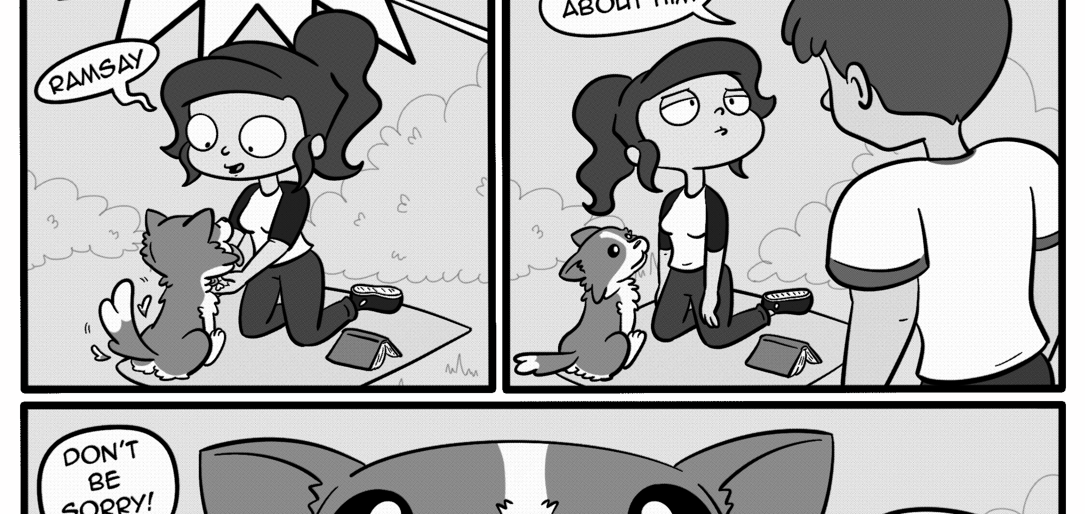 Girl meets corgi - Episode 2, Page 2: Chapter 1 - Girl meets corgi