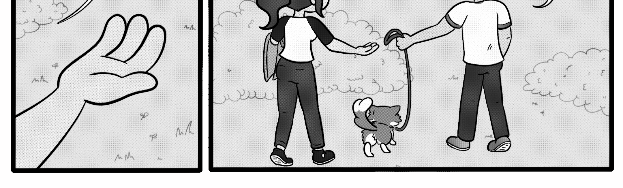 Girl meets corgi - Episode 2, Page 4: Chapter 1 - Girl meets corgi