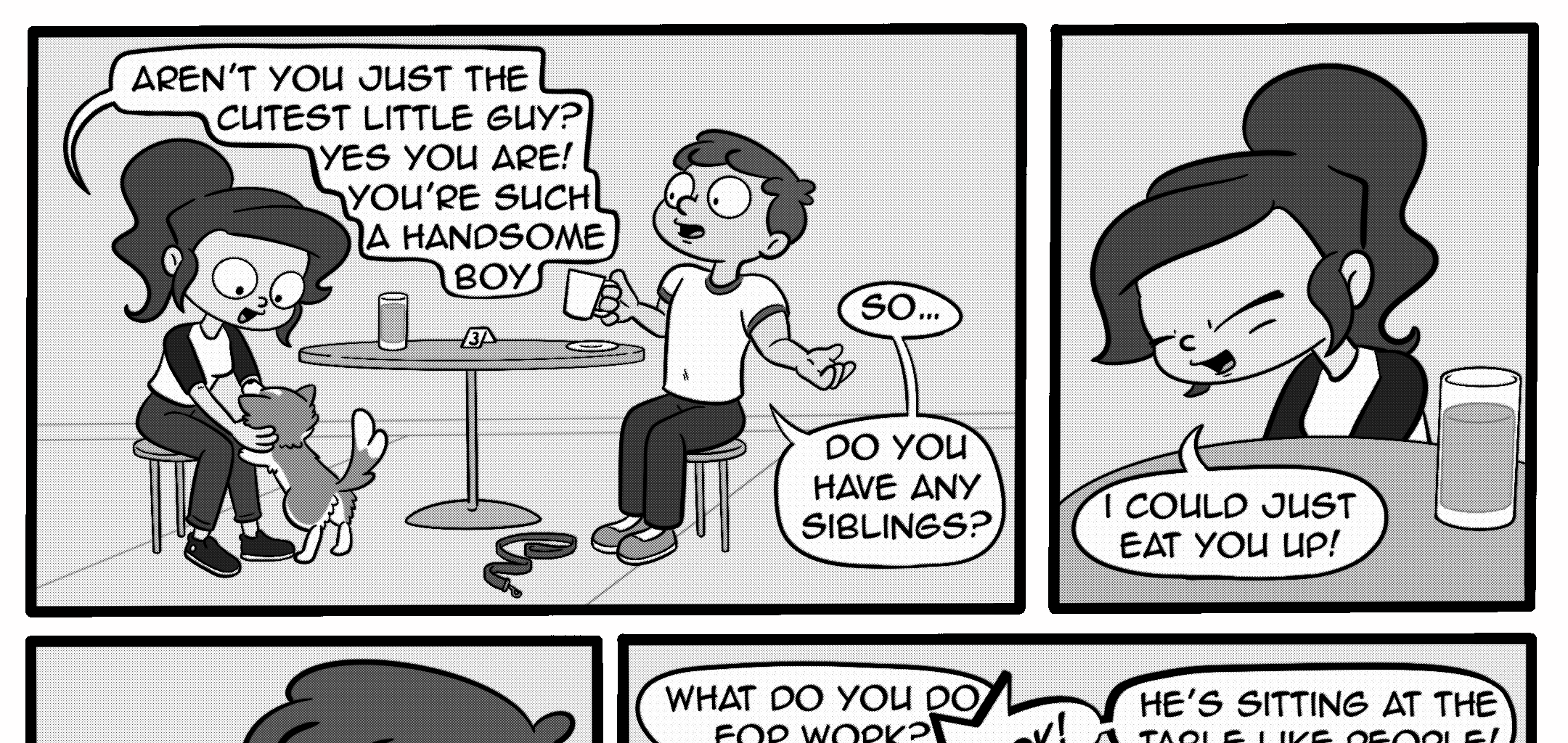 Girl meets corgi - Episode 3, Page 1: Chapter 2 - Boy gets to know girl