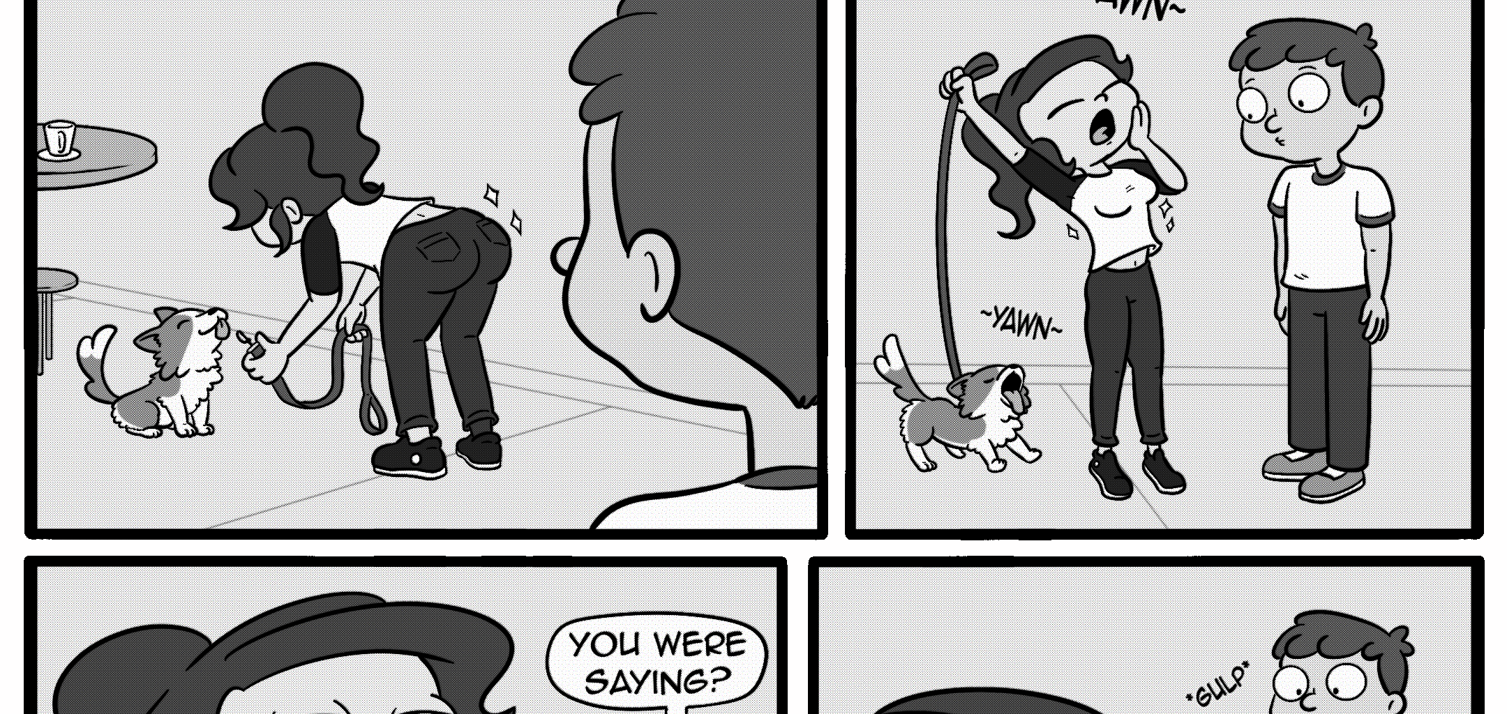 Girl meets corgi - Episode 3, Page 2: Chapter 2 - Boy gets to know girl