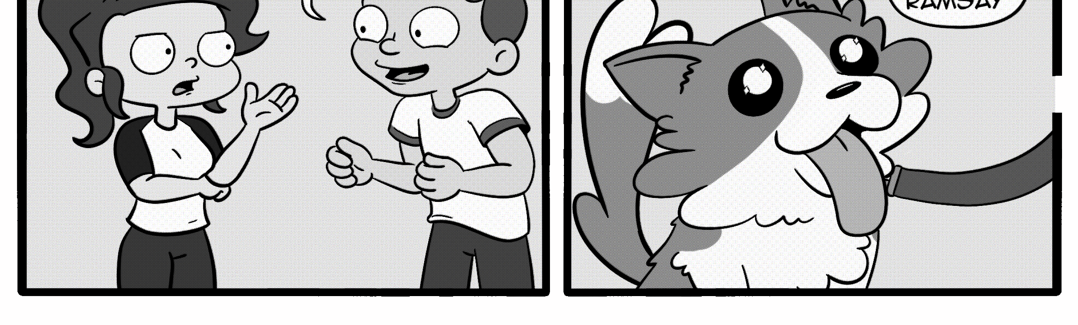 Girl meets corgi - Episode 3, Page 3: Chapter 2 - Boy gets to know girl