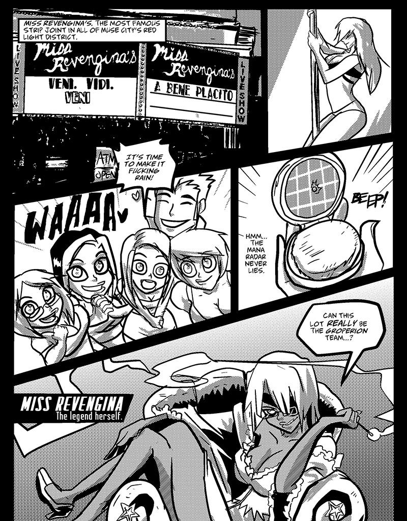 Groperion - Episode 34, Page 1: 35 Miss Revengina's