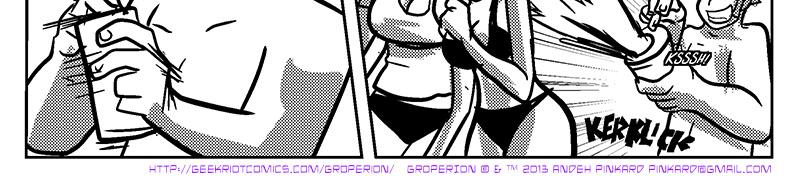 Groperion - Episode 39, Page 1: 40 Flashdem Beach