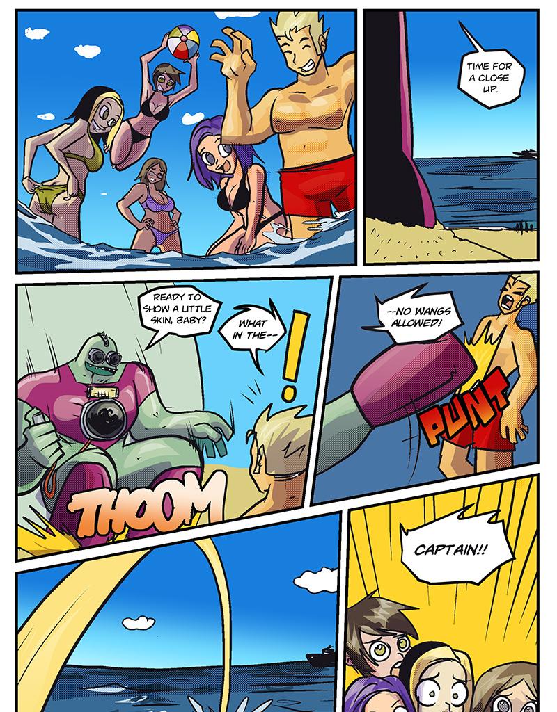 Groperion - Episode 42, Page 1: 43 No Wangs Allowed!