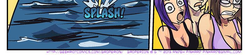 Groperion - Episode 42, Page 1: 43 No Wangs Allowed!