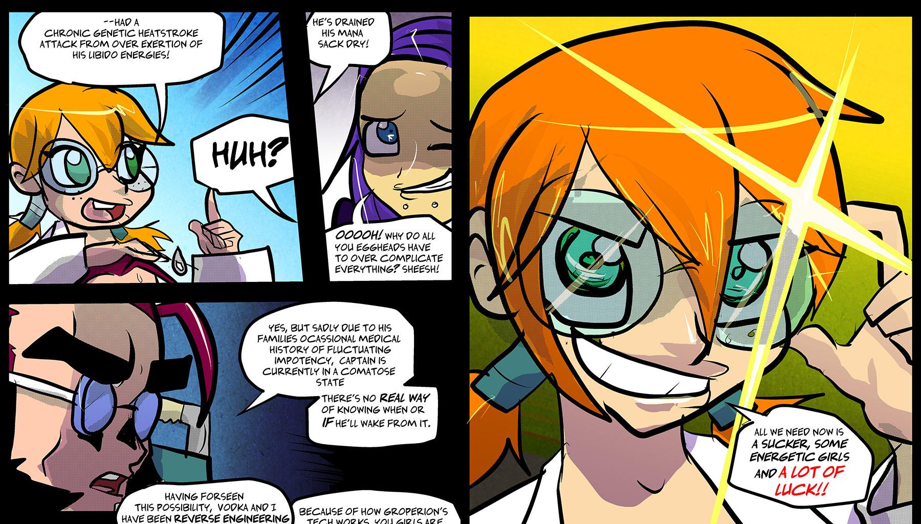 Groperion - Episode 53, Page 1: 53-54 Side-lined
