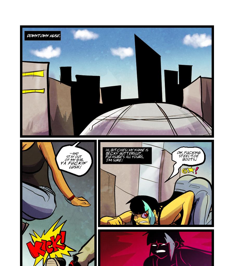 Groperion - Episode 56, Page 1: 57 Becky Gutterslut