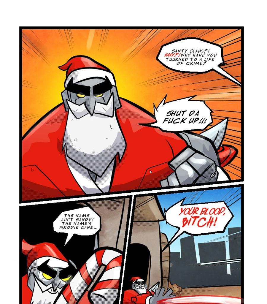 Groperion - Episode 62, Page 1: 63 Nikodie Cane