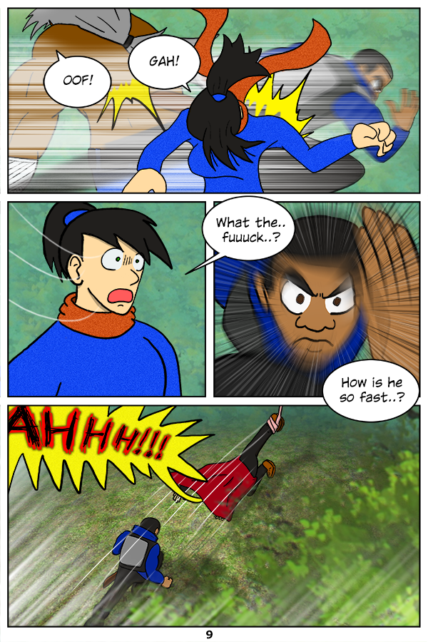 Tweezen: Light of the Shadow - Episode 9, Page 1: Chapter One, Page Nine