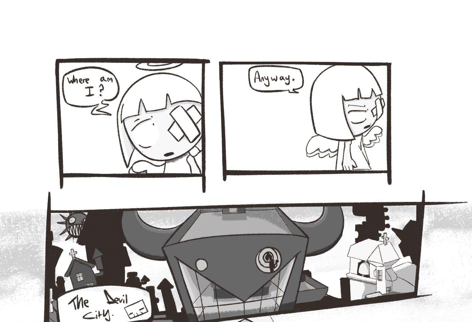 MisMaMon - Episode 2, Page 8: Mismamon #2: The Angelic Invader-Girl