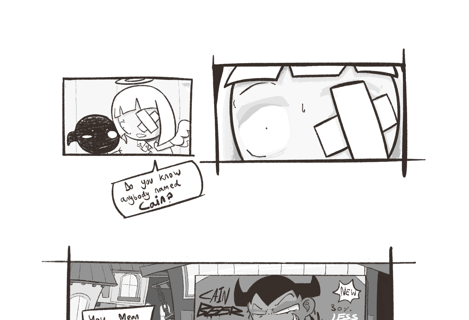 MisMaMon - Episode 2, Page 9: Mismamon #2: The Angelic Invader-Girl