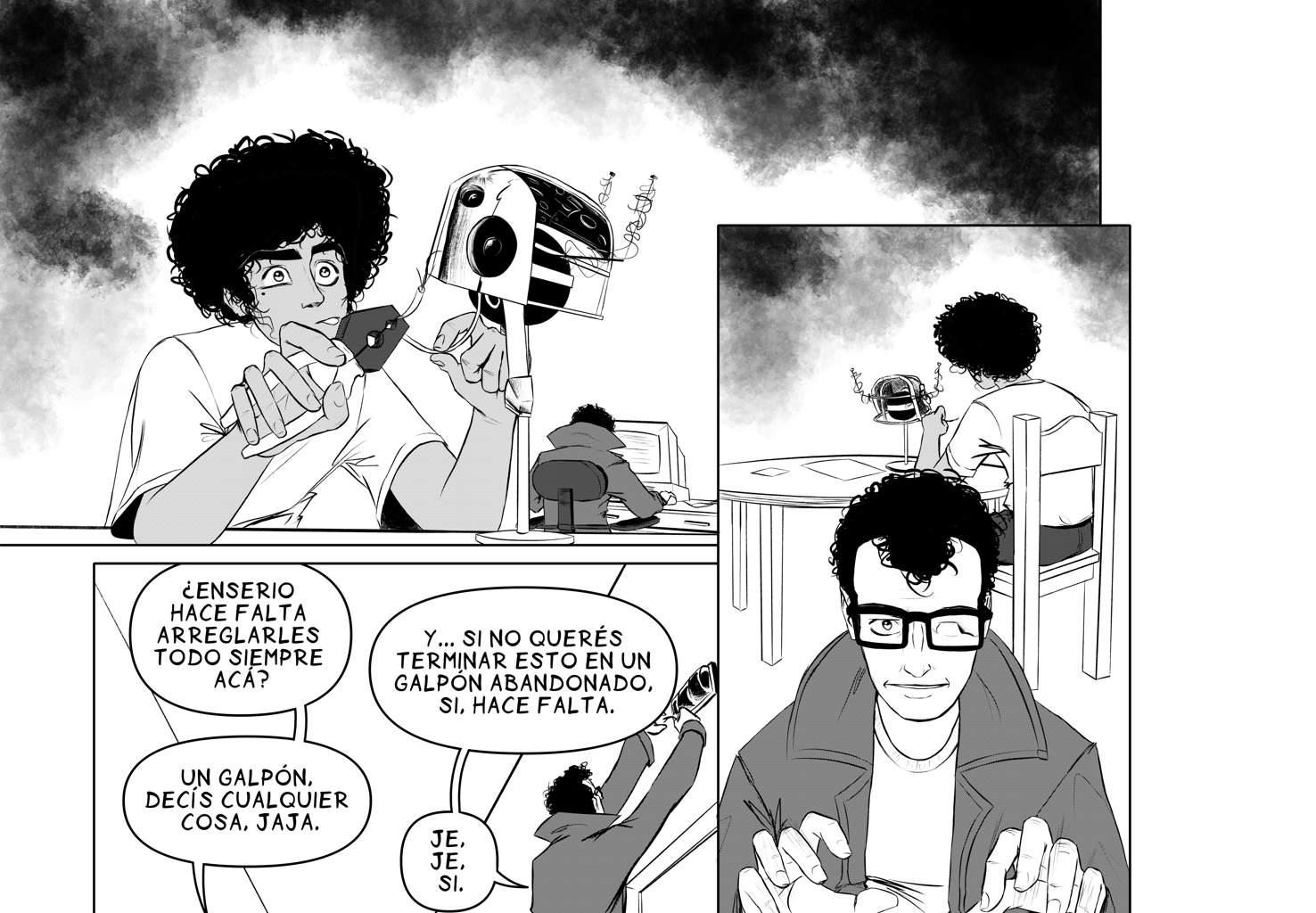 El CosmoVisor - Episode 1, Page 9: El casco