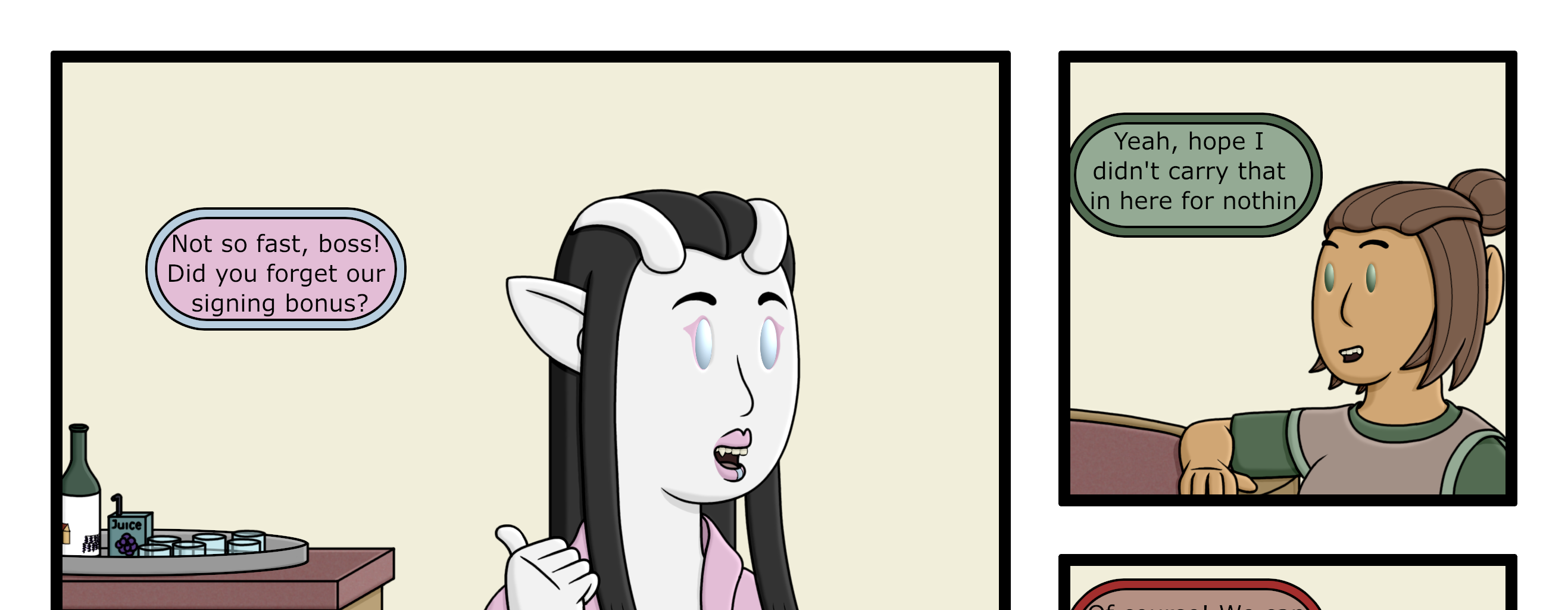 The A Squad - Episode 17, Page 1: A Toast