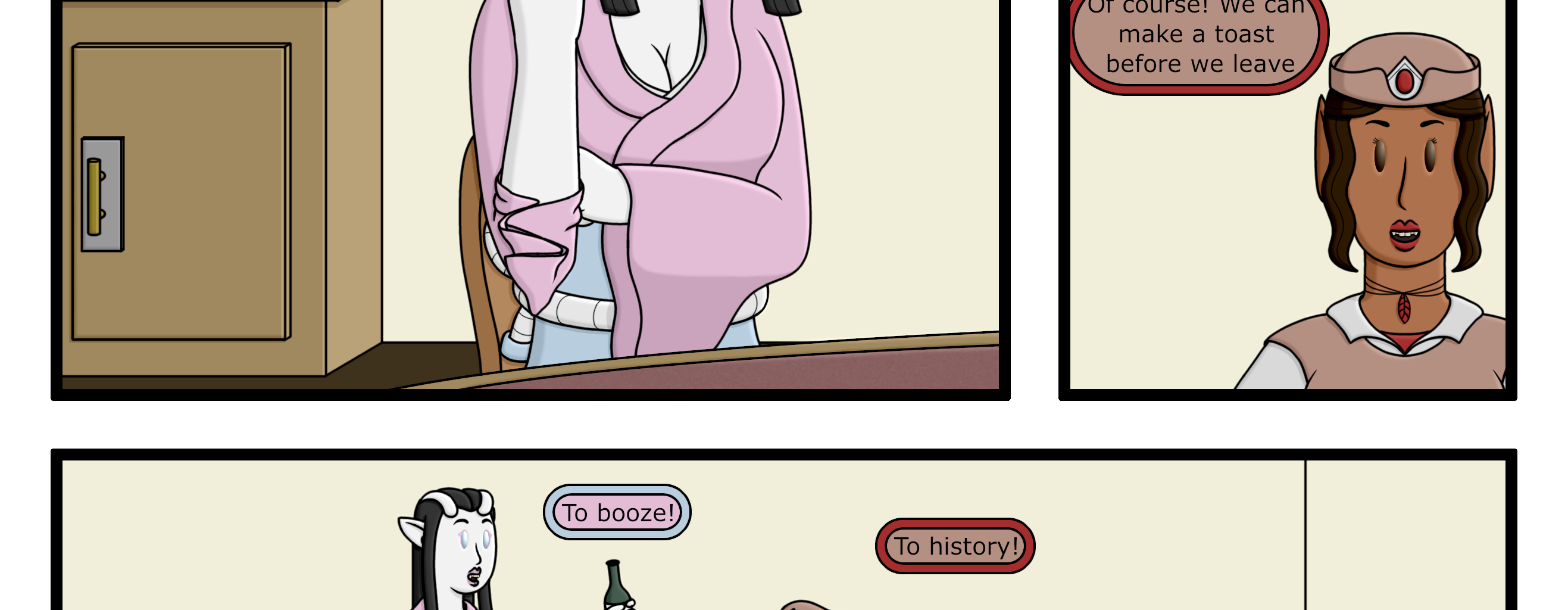 The A Squad - Episode 17, Page 1: A Toast