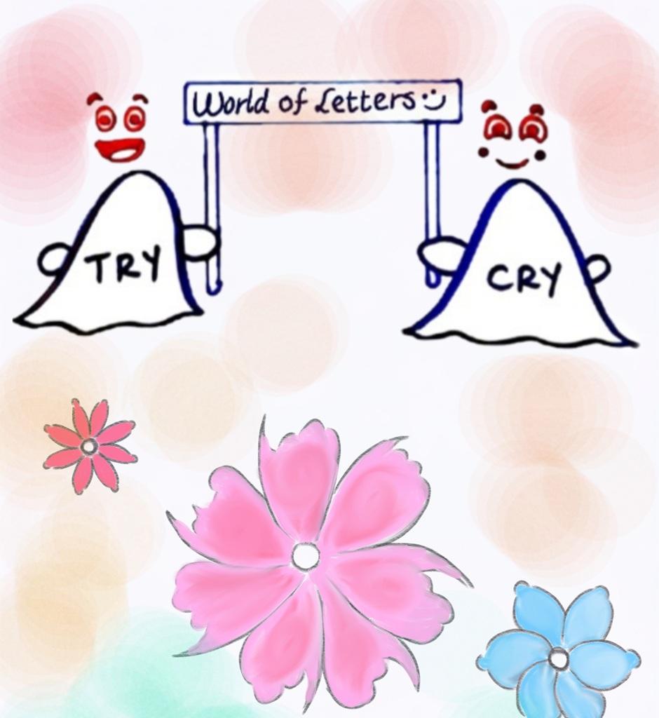 World of Letters - Episode 1, Page 1: Meet TRY and CRY