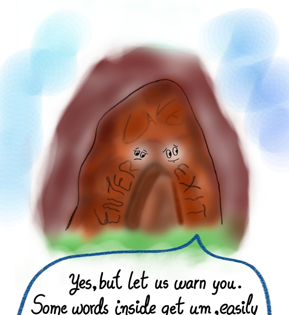 World of Letters - Episode 13, Page 14: Cave of READERS