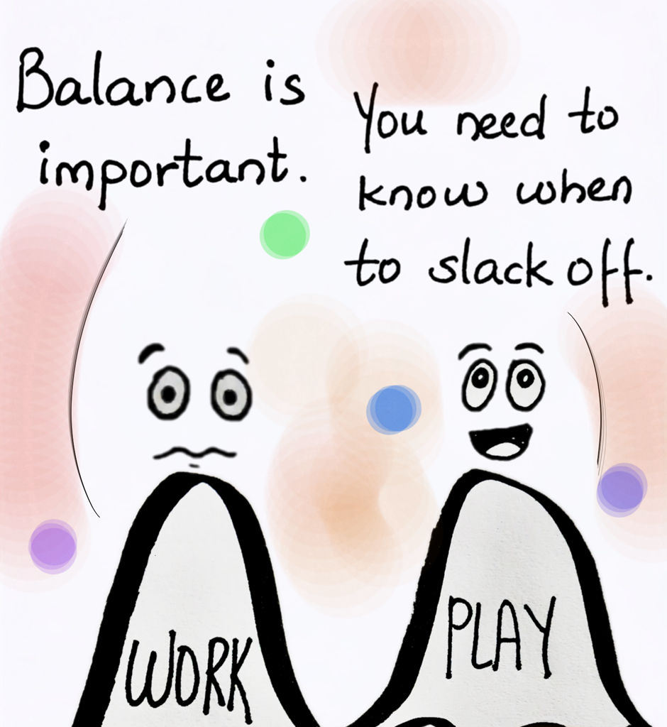 WORK PLAY Daily - Episode 7, Page 2: Slacking off in balance