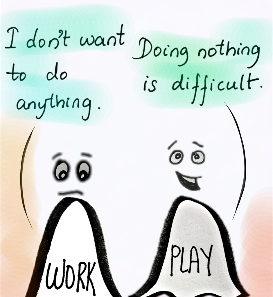 WORK PLAY Daily - Episode 32, Page 2: Doing nothing