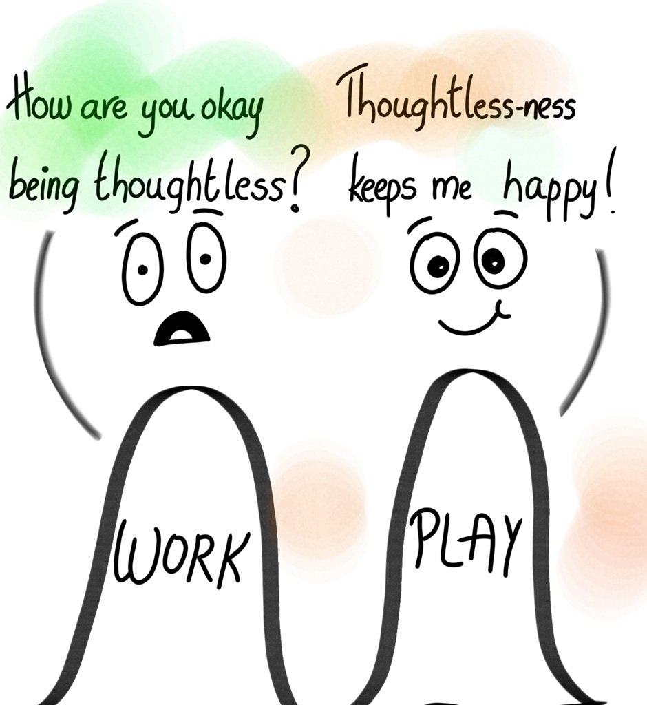 WORK PLAY Daily - Episode 69, Page 2: Thoughtless-ness