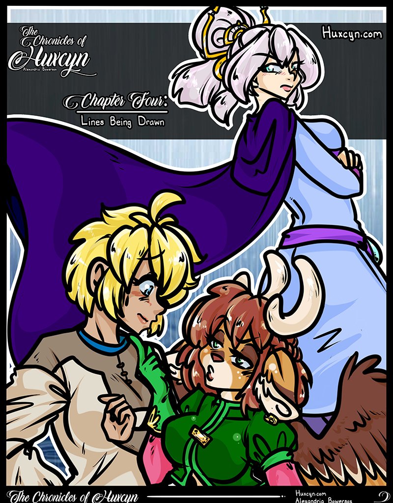 The Chronicles of Huxcyn - Episode 99, Page 1: TCoH - Chapter 4 Cover Page