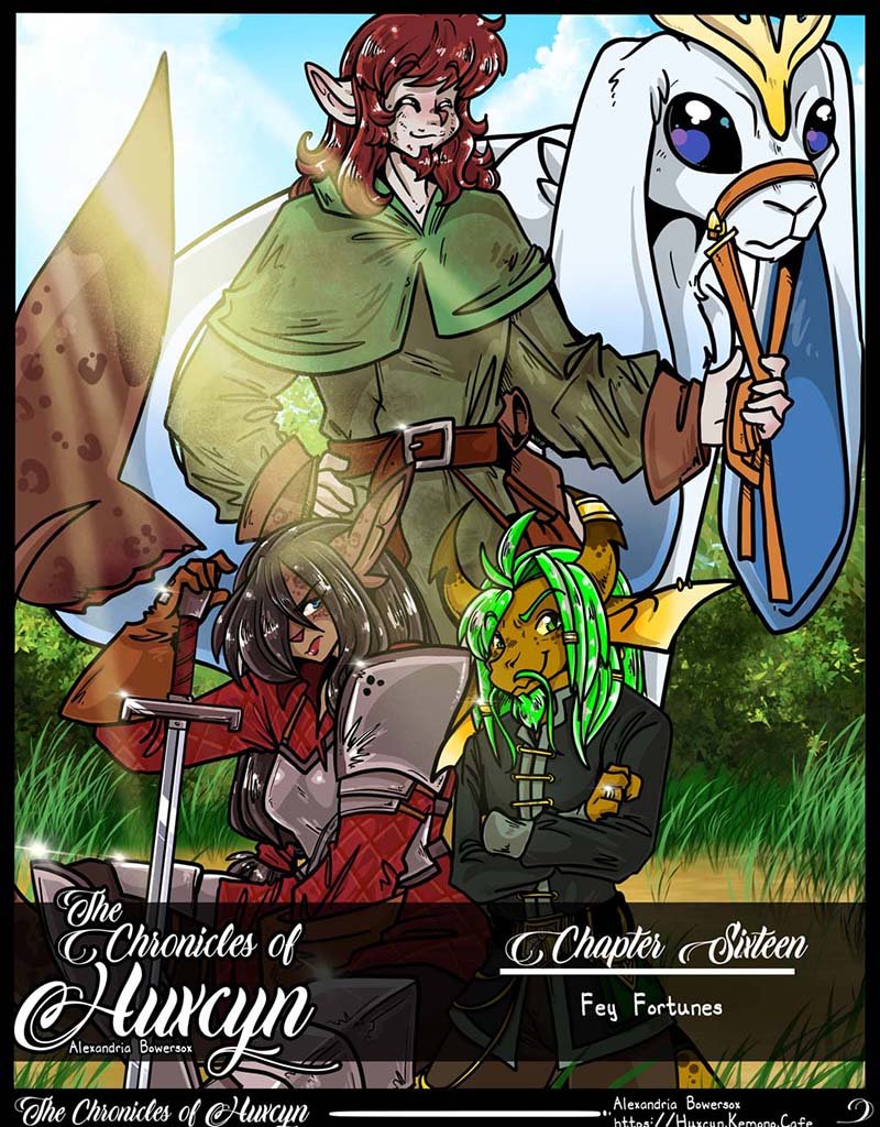 The Chronicles of Huxcyn - Episode 392, Page 1: TCoH Chapter 16 Cover Page