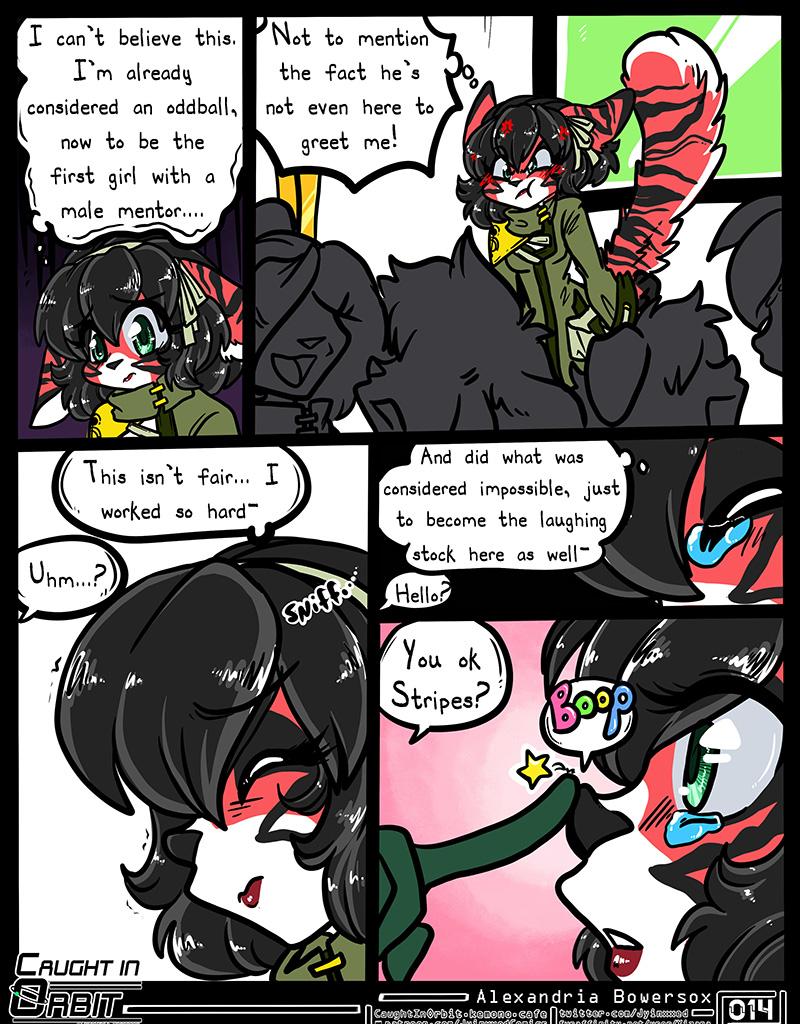 Caught in Orbit - Episode 16, Page 1: Caught in Orbit Chapter 1 Page 14