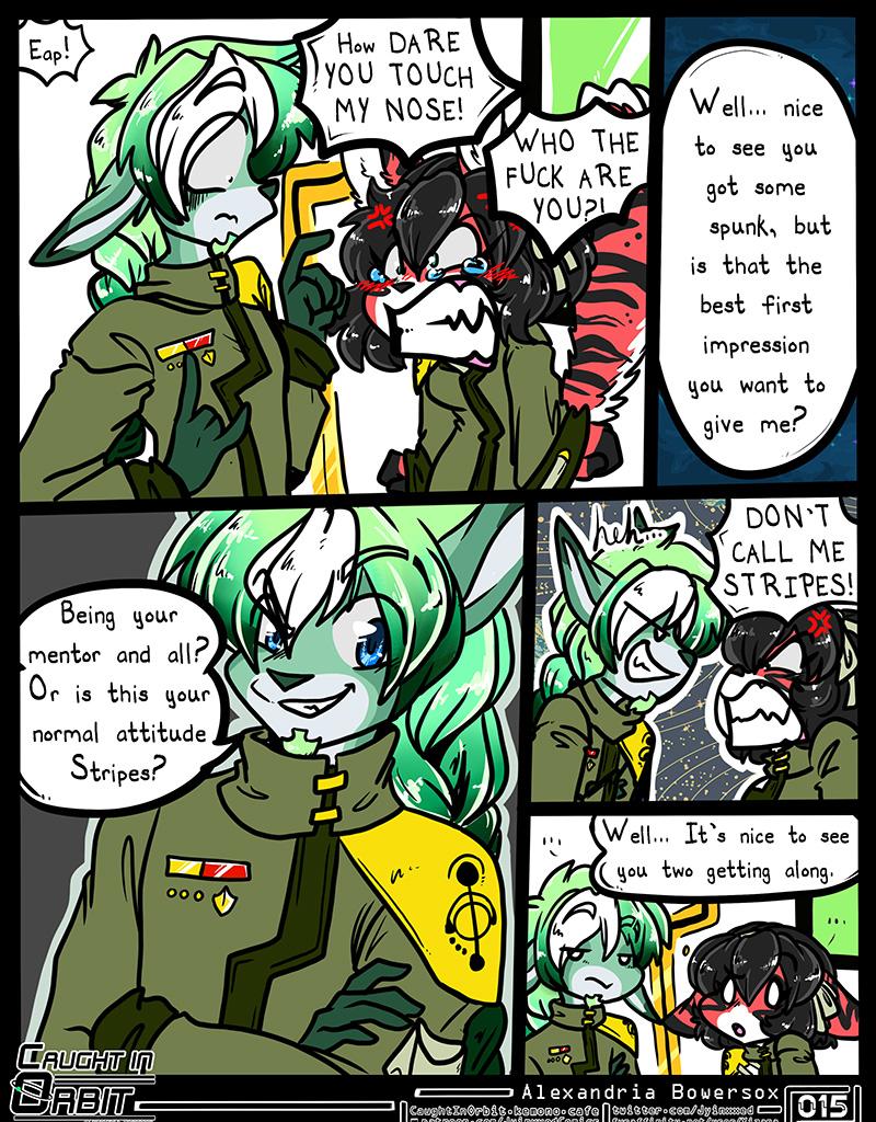 Caught in Orbit - Episode 17, Page 1: Caught in Orbit Chapter 1 Page 15