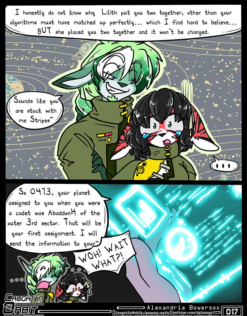 Caught in Orbit - Episode 19, Page 1: Caught in Orbit Chapter 1 Page 17