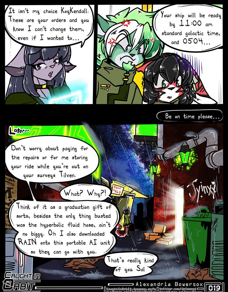Caught in Orbit - Episode 21, Page 1: Caught in Orbit Chapter 1 Page 19