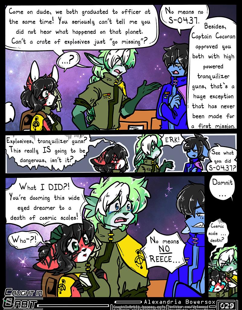 Caught in Orbit - Episode 32, Page 1: Caught in Orbit Chapter 2 Page 09