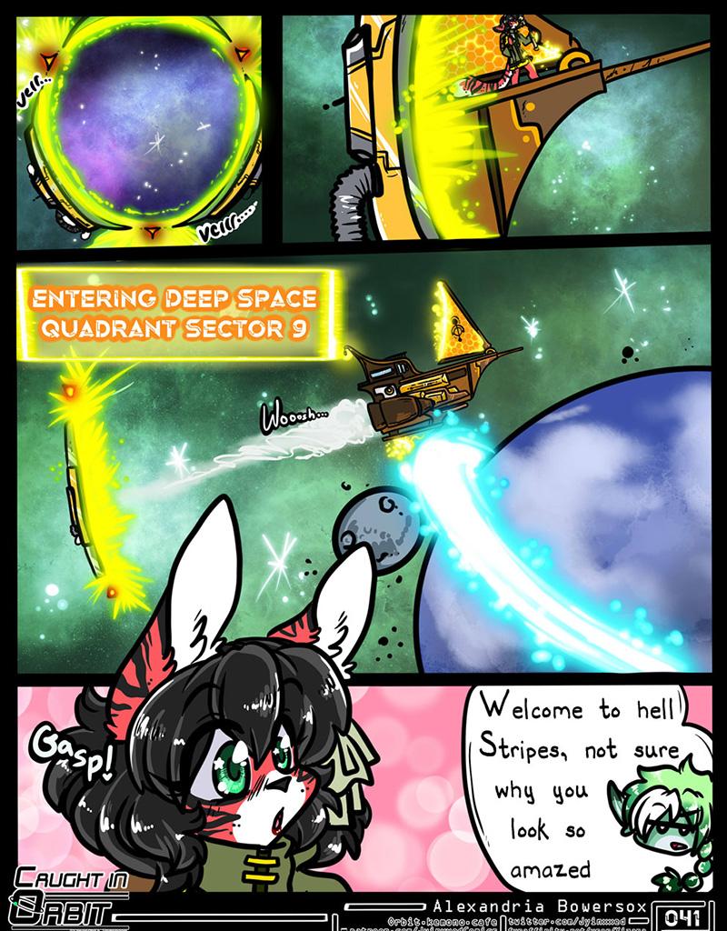 Caught in Orbit - Episode 45, Page 1: Caught in Orbit Chapter 03 Page 01