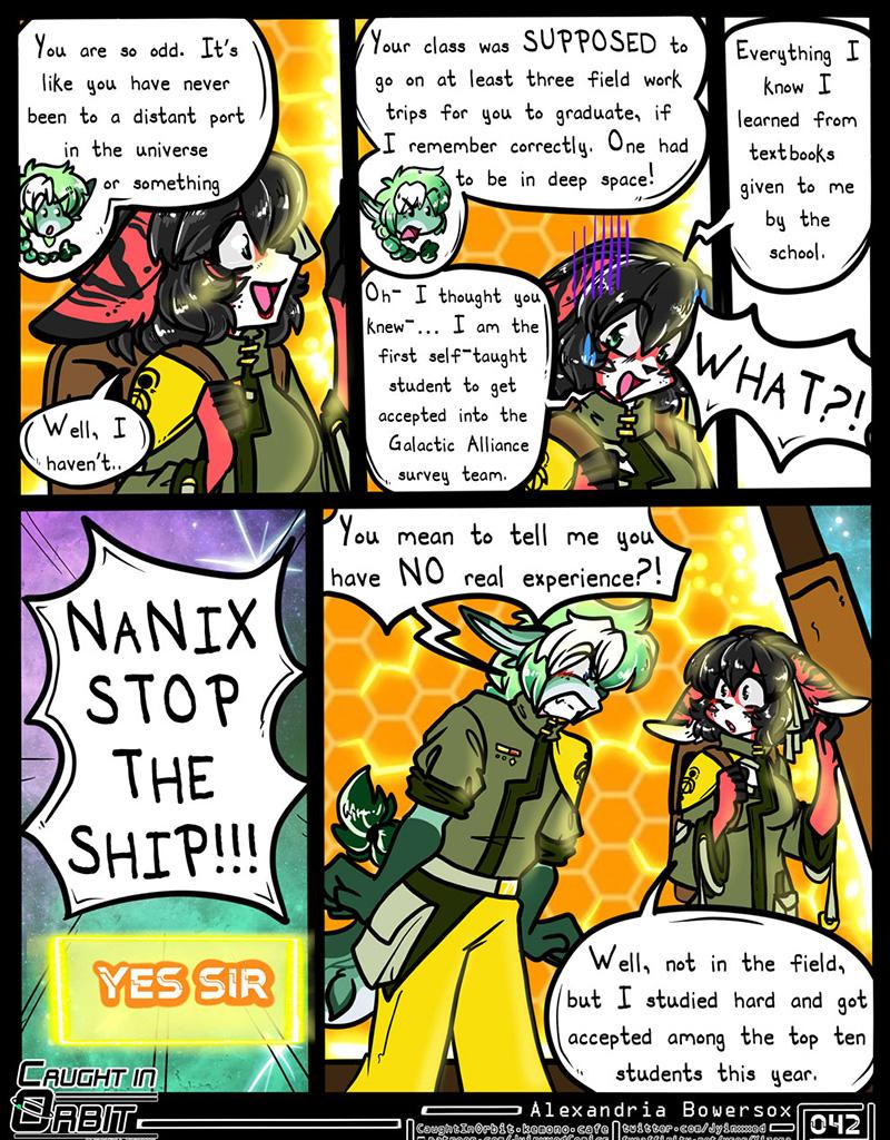 Caught in Orbit - Episode 46, Page 1: Caught in Orbit Chapter 03 Page 02