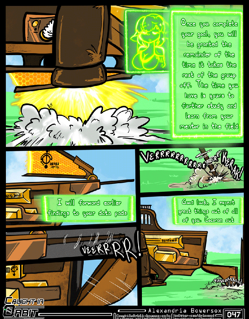 Caught in Orbit - Episode 51, Page 1: Caught in Orbit Chapter 03 Page 07