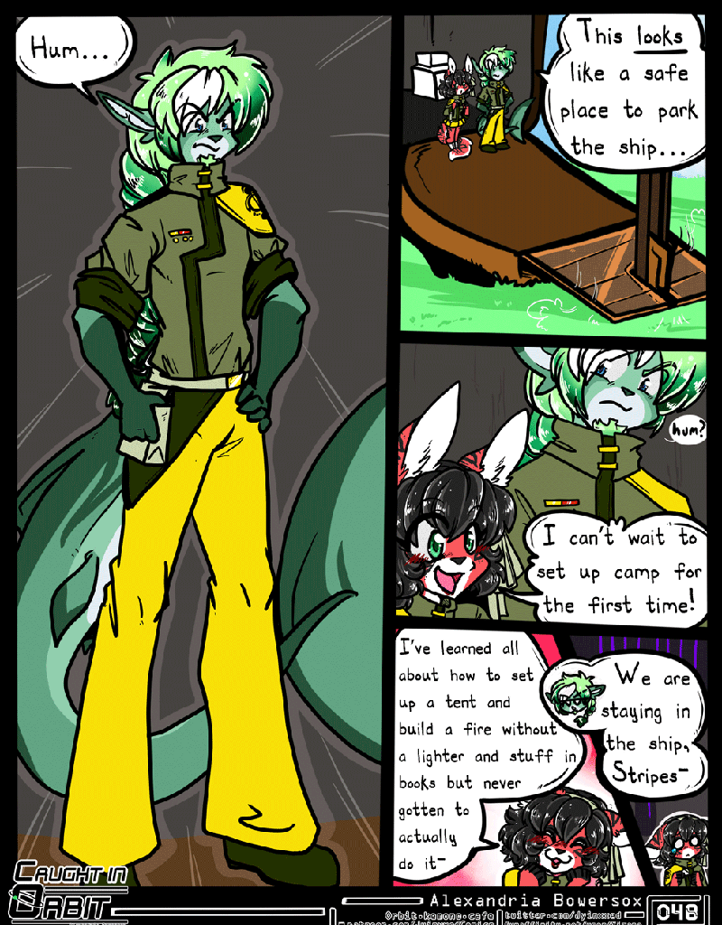 Caught in Orbit - Episode 52, Page 1: Caught in Orbit Chapter 03 Page 08