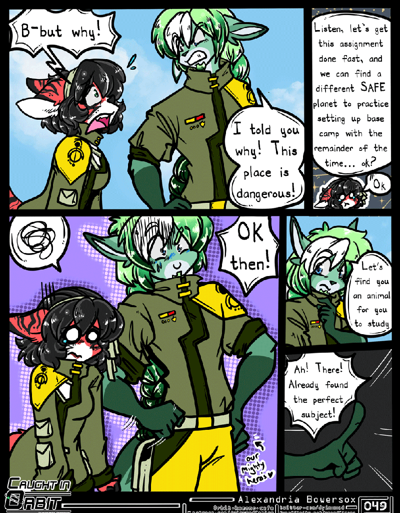 Caught in Orbit - Episode 53, Page 1: Caught in Orbit Chapter 03 Page 09